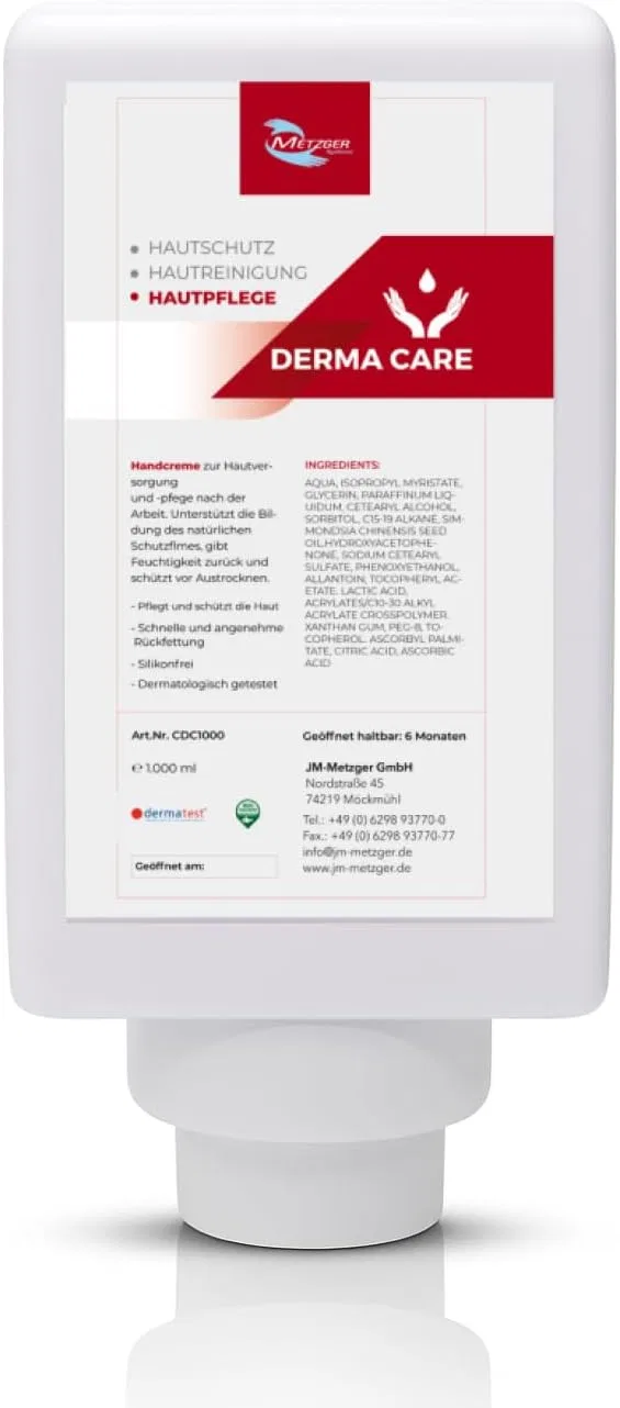 Увлажняющий крем для рук Derma Care 6 x 1 литр Blanc Hygienic