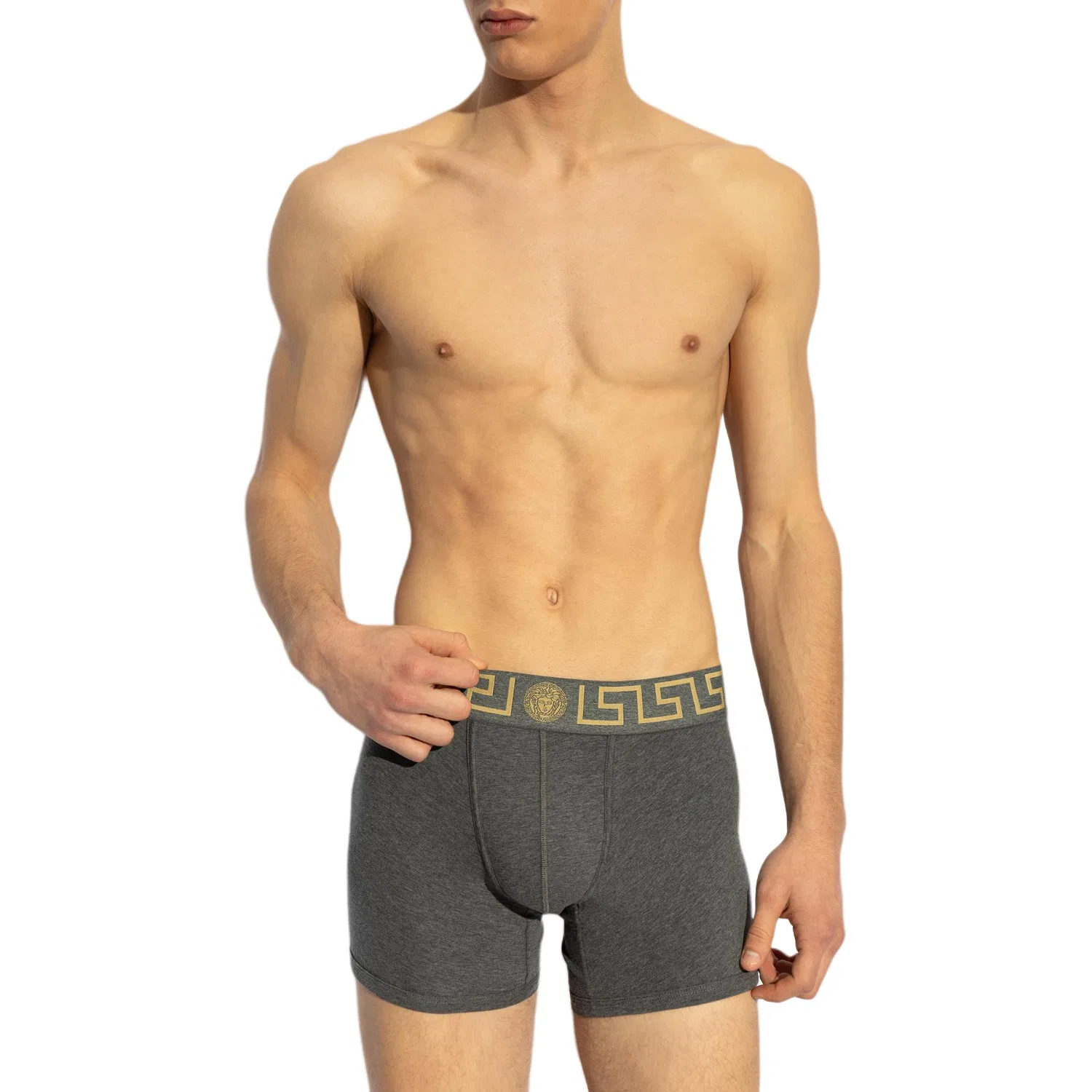 Боксеры VERSACE 2 Pack (Black+Gray) — фото 4