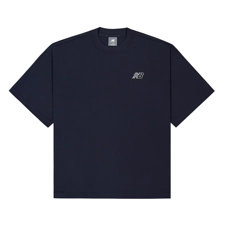 

New Balance Футболка NB Grey SS25 мужская navy blue, Серый, New Balance Футболка NB Grey SS25 мужская navy blue