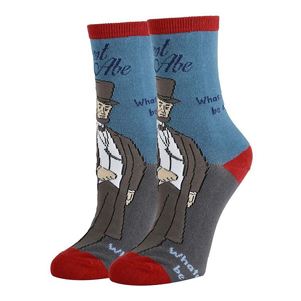 

Женские носки Crew Socks - Honest Abe Oooh Yeah Socks
