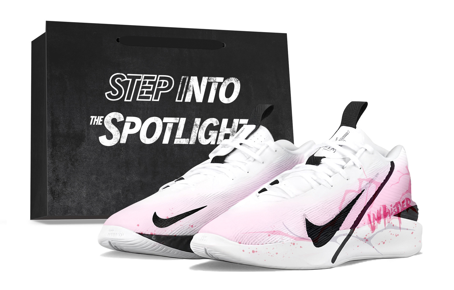 

Nike G.T. Jump Academy амортизация, износостойкие баскетбольные кроссовки high top мужские Tough Guy pink