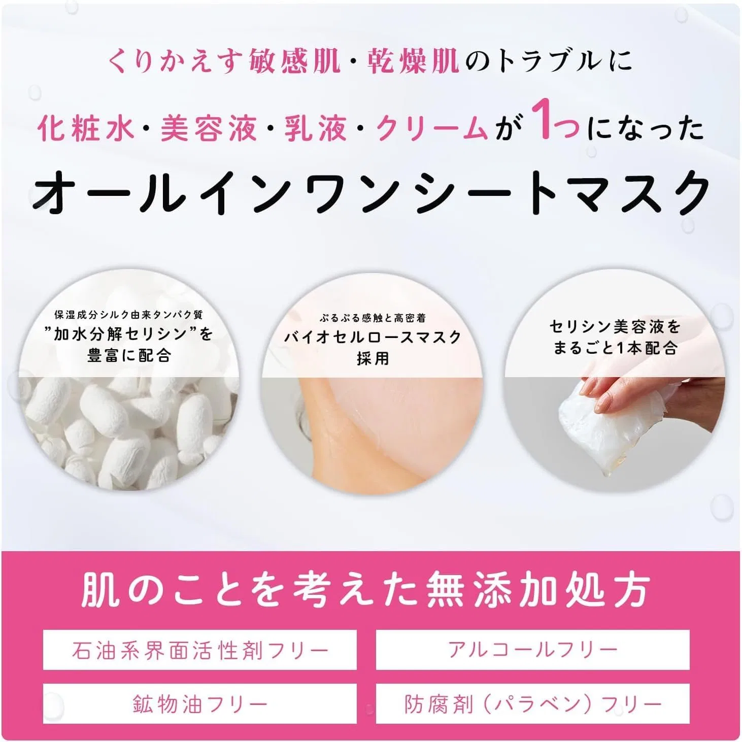 Сыворотка — Листовая Soooo Silk Gucchi Face Pack с серицином, 33 мл — фото 3