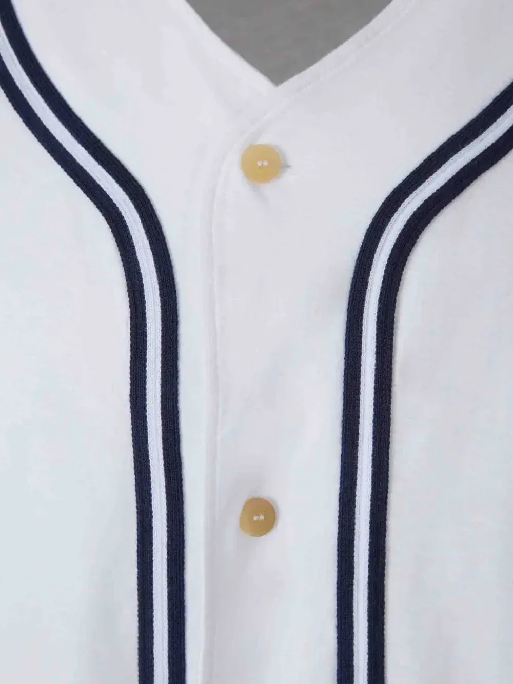 Рубашка The Baseball с нашивкой в полоску и вышитым логотипом JACQUEMUS, белый — фото 4