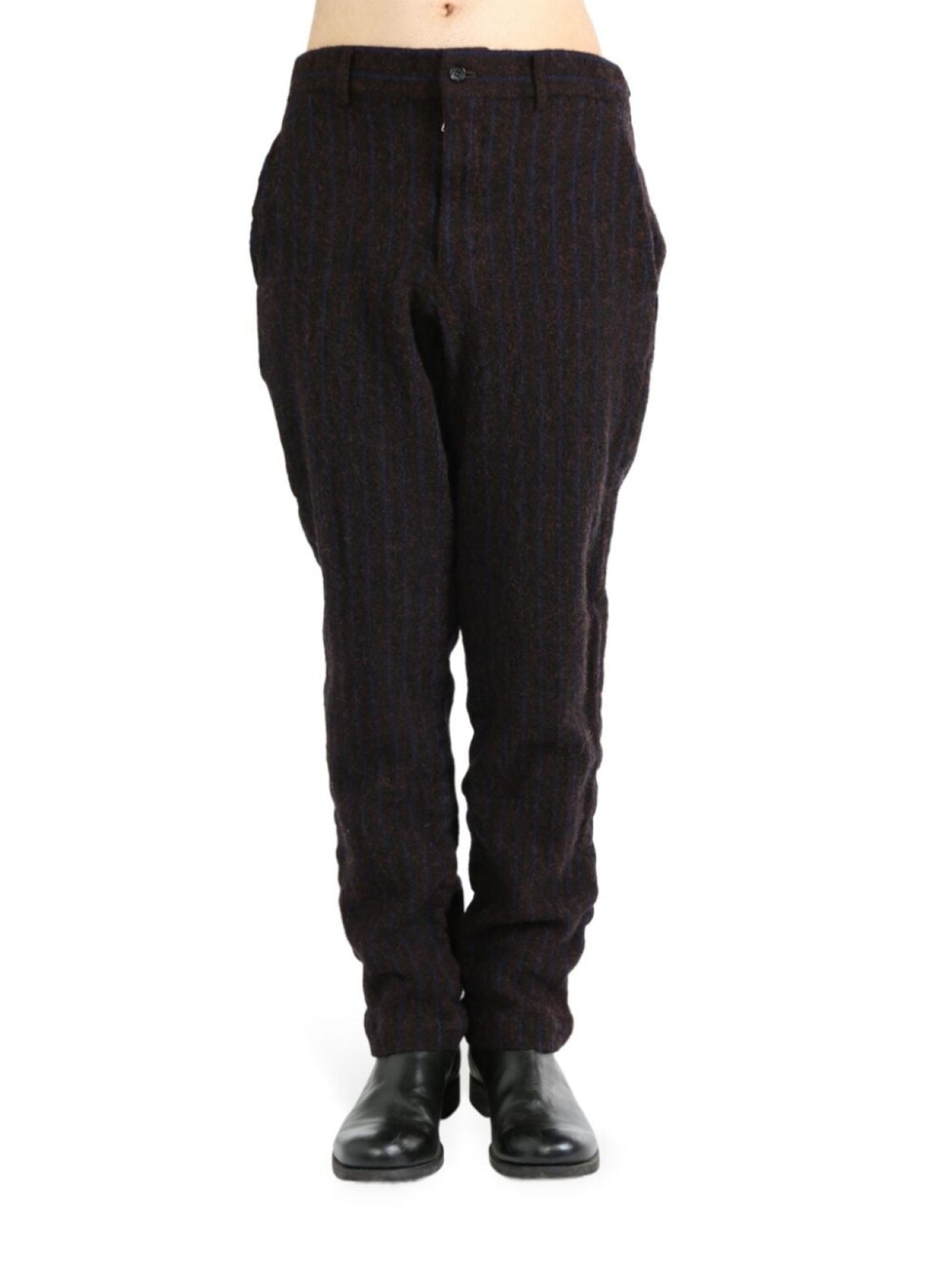 

Брюки в тонкую полоску Comme des Garçons Homme Plus, красный