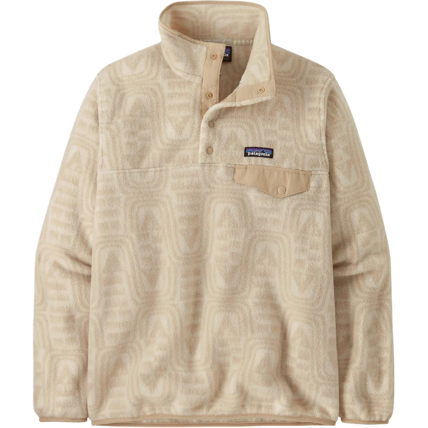 Флисовая куртка Patagonia Snap Button Flow White