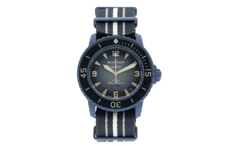 

SWATCH Часы Unisex 42.3mm Blue Watch SO35A100, Blue Dial