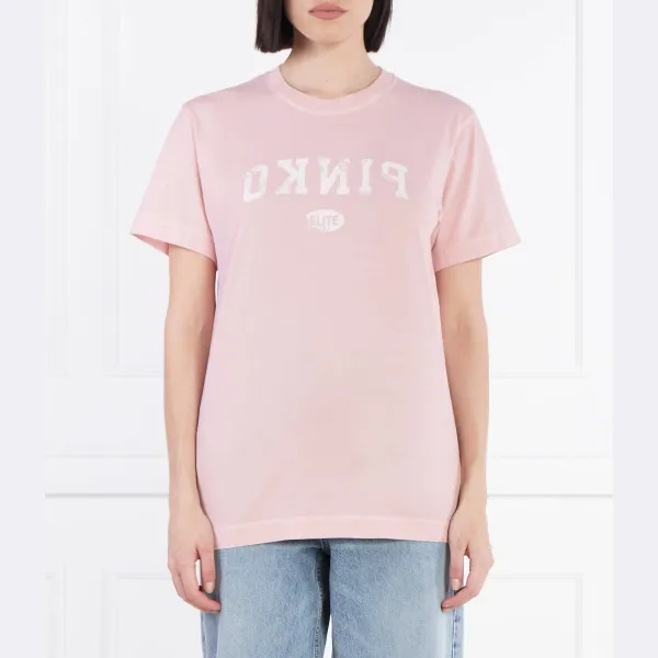 

Футболка тирамису стандартного кроя Pinko, розовый