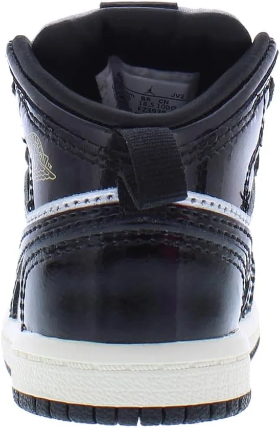 Кроссовки Nike Tanjun, черный/металлик голд, детские — фото 3