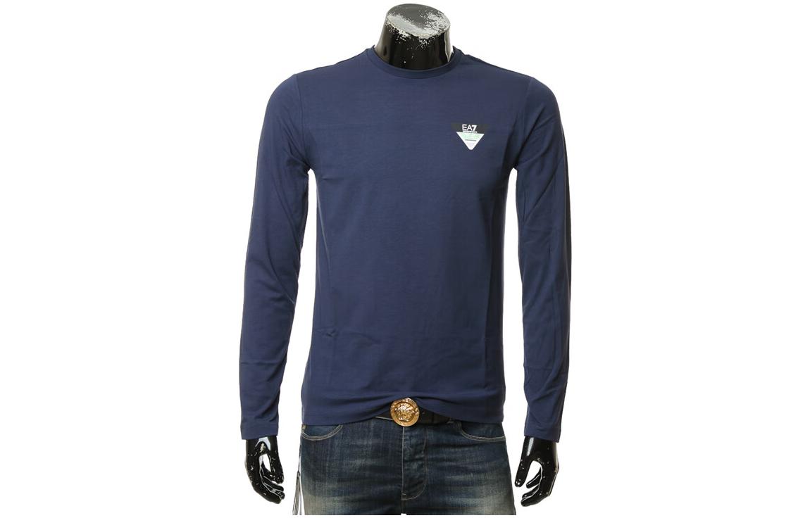 

EMPORIO ARMANI Футболка EA7 мужская морская синяя, Синий, EMPORIO ARMANI Футболка EA7 мужская морская синяя