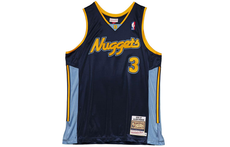 

Майка Аллена Айверсона Mitchell & Ness Nuggets 2006 года Mitchell Ness, темно-синий