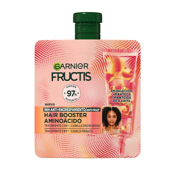 

Средство 3 в 1 для вьющихся волос Hair Booster Aminoácido Fructis, 250 ml