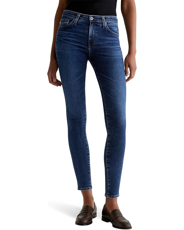 

Джинсы AG Jeans Farrah Mid Rise Skinny Jeans in Vp 10 Years Zurich, цвет Vp 10 Years Zurich
