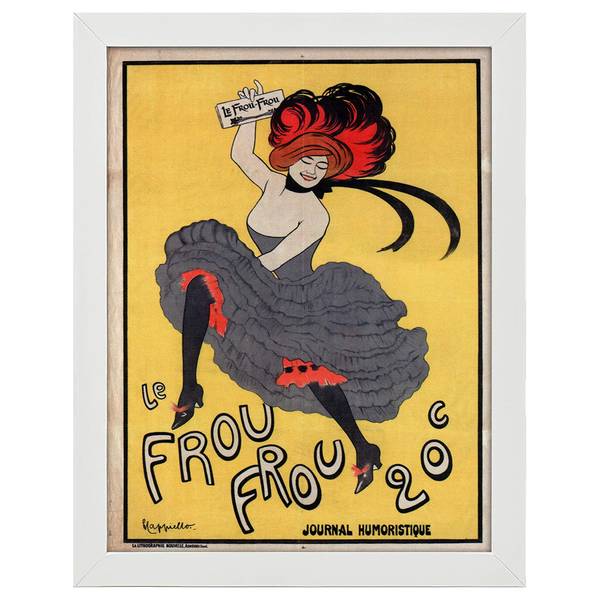 

Рамка для фотографий LegendArte Poster Le Frou Frou, белый