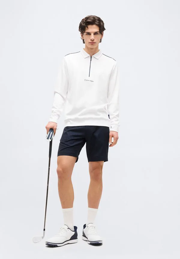 Толстовка rossmore с воротником и застежкой-молнией до середины груди Calvin Klein Golf, White — фото 2