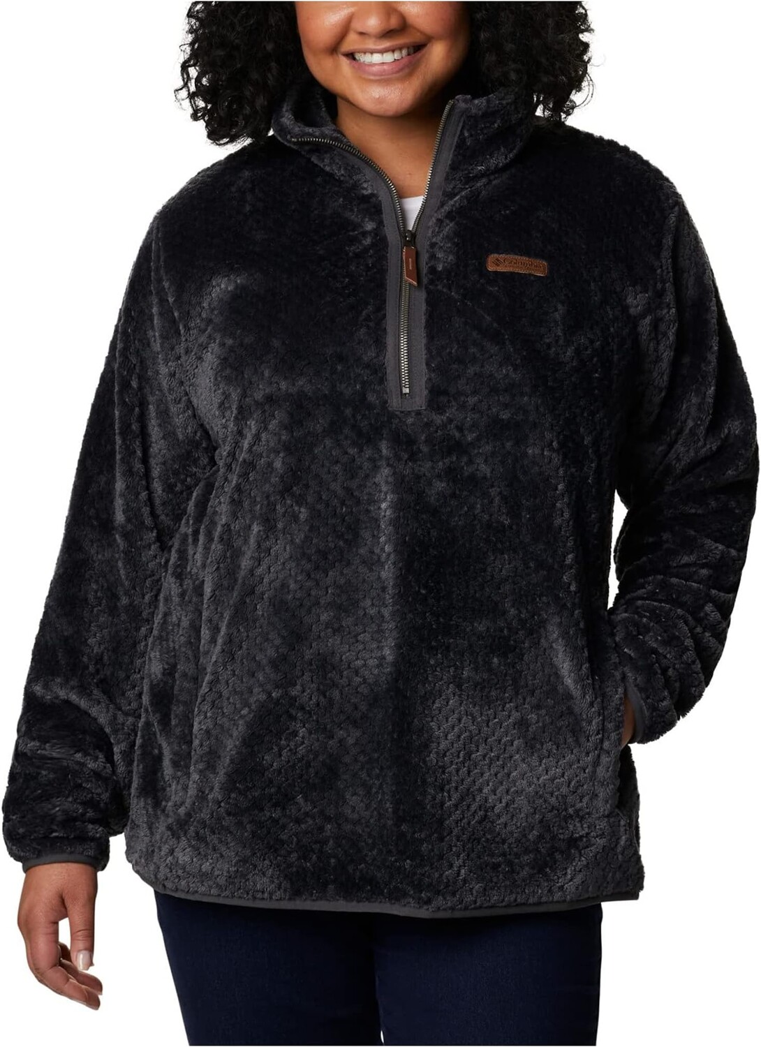 

Куртка Plus Size Fire Side Sherpa 1/4 Zip Columbia, цвет Shark