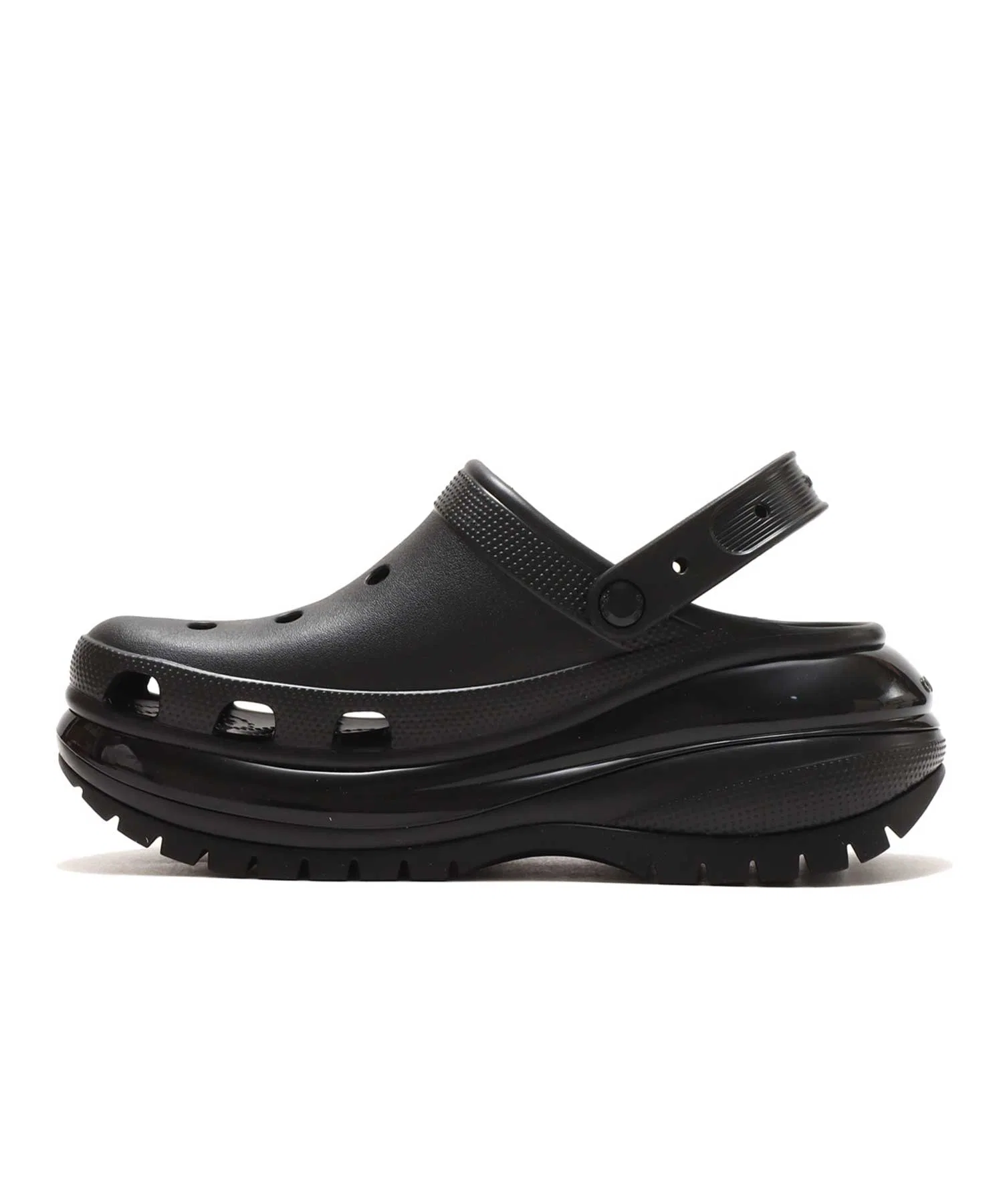 Унисекс сандалии Crocs Classic Mega Crush Clog бежевые — фото 4