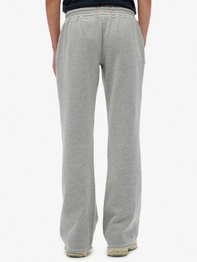 Атлетические джоггеры с принтом и расклешенными штанинами Superdry, Grey Marl — фото 4