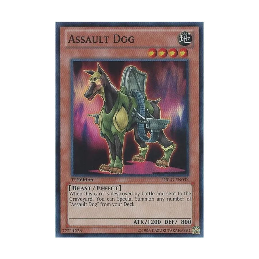 

CCG Штурмовая собака (супер редкая), Yu-Gi-Oh - Dragons of Legend - Singles