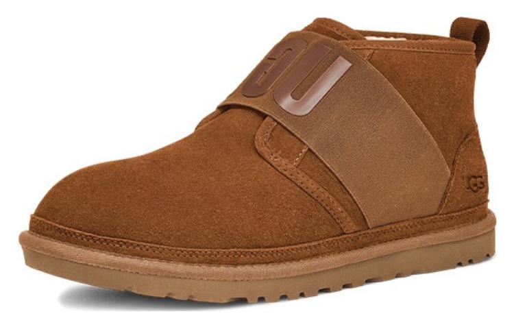 Мужские ботинки Ugg Neumel II Graphic замшевые утепленные, коричневый — фото 3