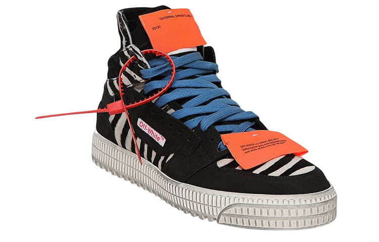 OFF-WHITE Off Court 3.0 High Black Zebra FW19 — фото 2