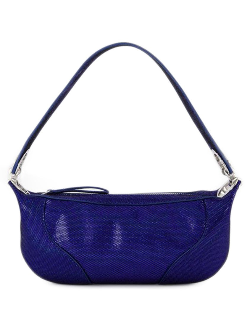 

Мини-сумка Amira Hobo - голубая - кожаная By Far