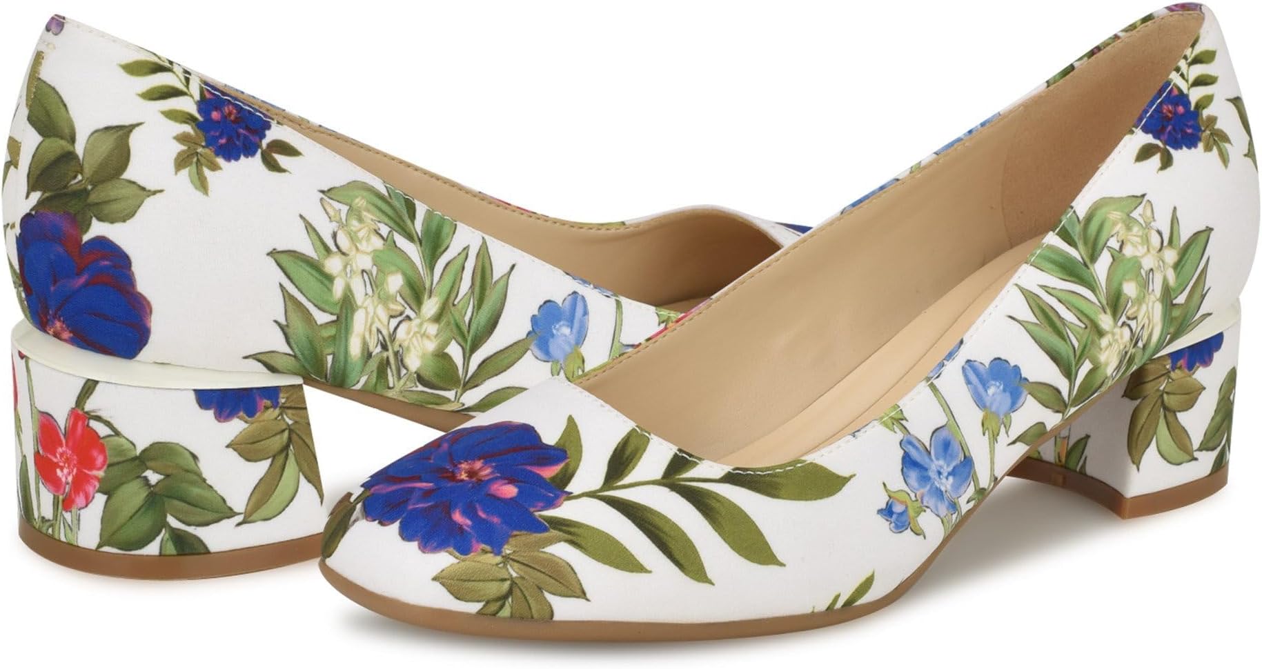 Туфли Nine West Geona 9X9, White Garden Print Multi