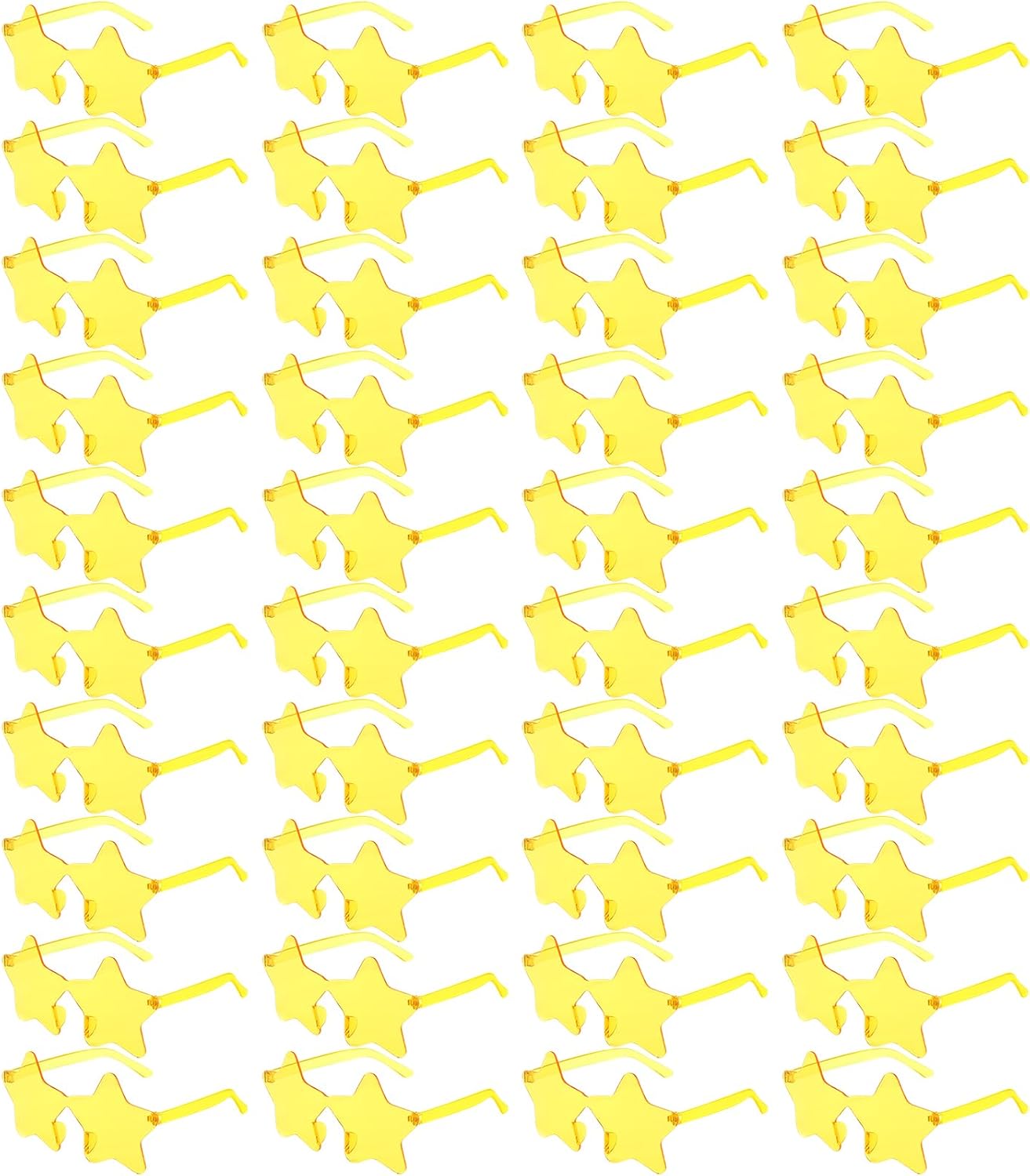 

Оптовая продажа солнцезащитных очков Pibupibu: 40 штук без оправы в форме звезды, для взрослых и унисекс, забавные красочные очки в форме пентаграммы, сувениры для вечеринок, Yellow