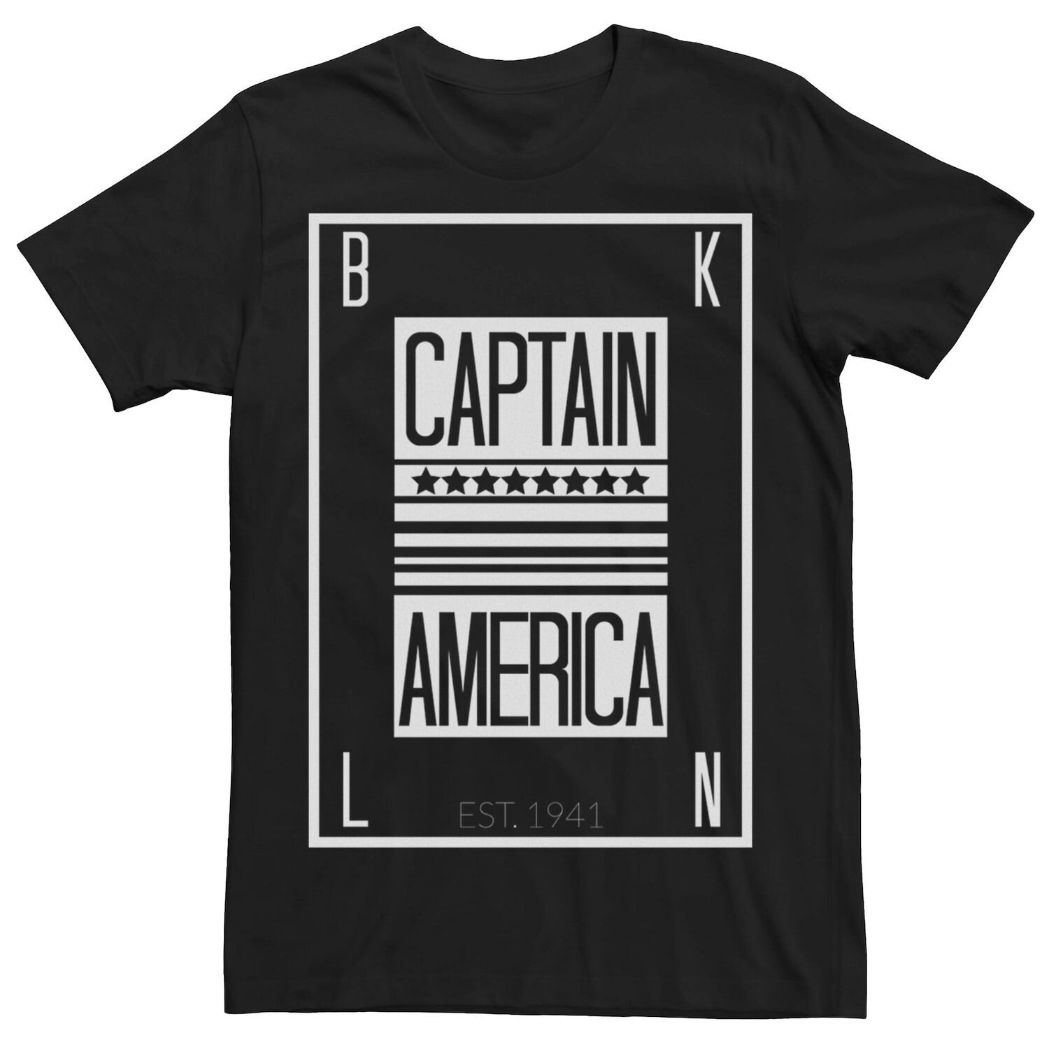 

Мужская футболка Marvel Avengers Captain America Est 1941 Licensed Character
