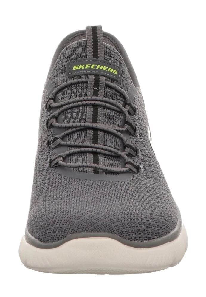 Кроссовки, этикетка, нашивка, мужские SKECHERS, цвет Char — фото 4
