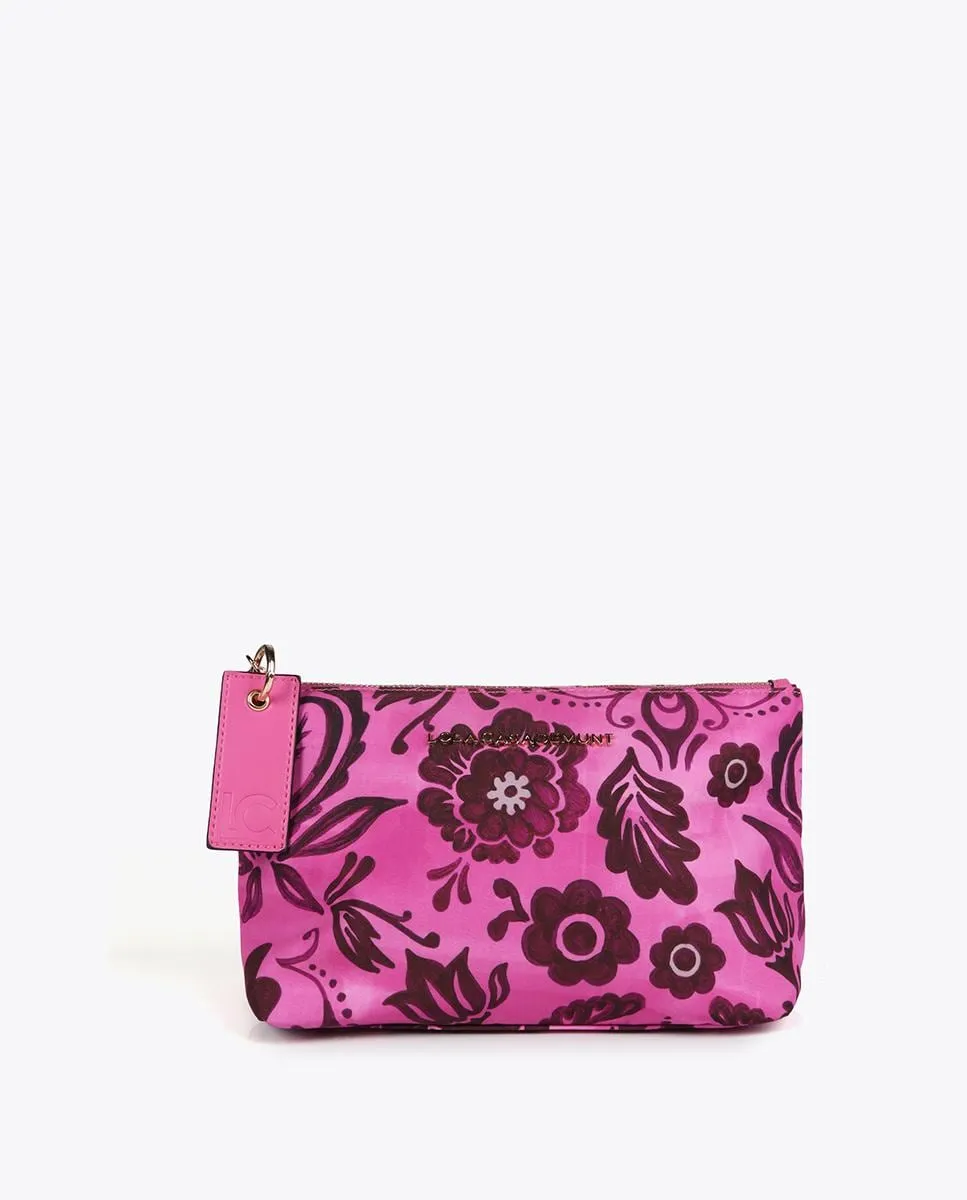 

Сумка-косметичка с принтом животных красно-коричневая U Lola Casademunt, розовый