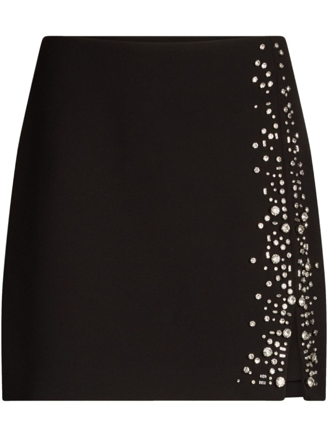 

Черная мини-юбка с драгоценными камнями LIU JO, черный