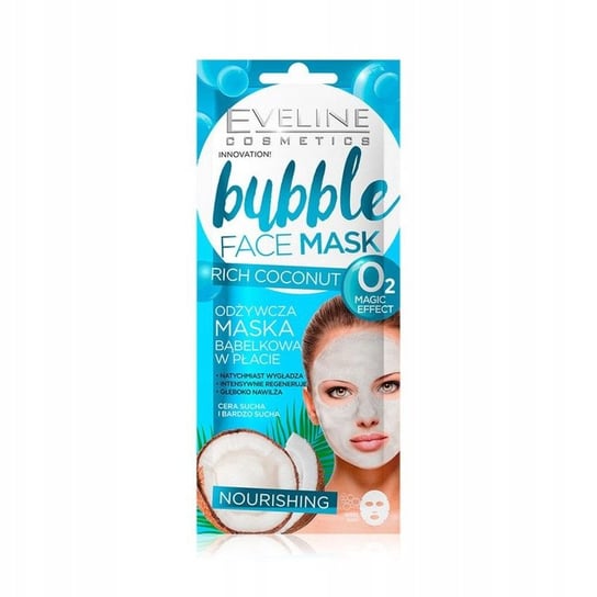 

Кокосовая тканевая маска Eveline Cosmetics Bubble