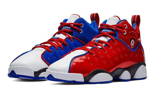 Кроссовки jumpman team 2 Air Jordan, красный — фото 3