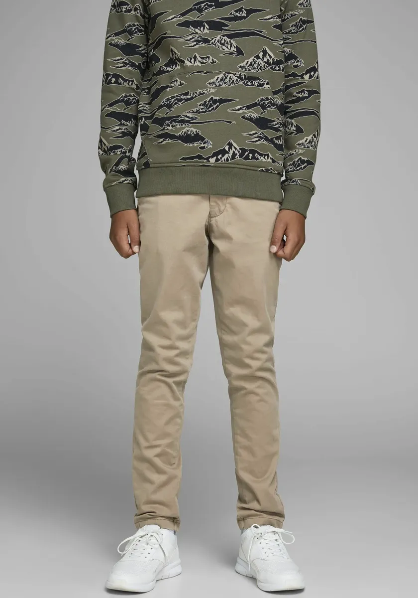 

Брюки-чиносы Jack & Jones Junior "JPSTMARCO JJBOWIE SA BEIGE NOOS JNR", бежевый