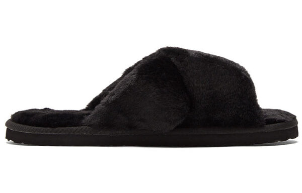Тапочки fluff x strap slide 'black' Puma, черный — фото 3