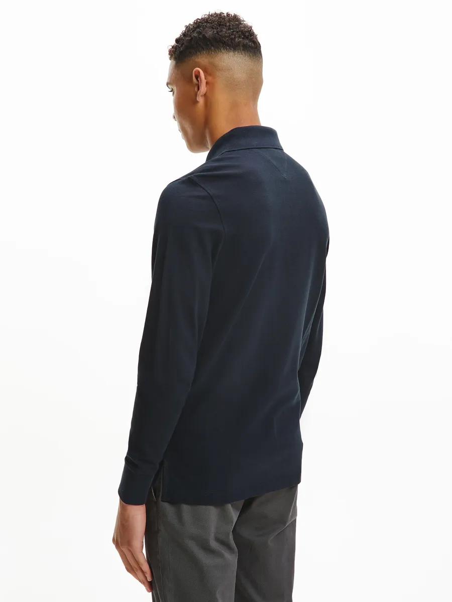 Рубашка-поло с длинными рукавами Tommy Hilfiger "1985 SLIM LS POLO", цвет Desert Sky — фото 2