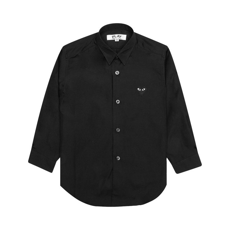 

Рубашка Comme des Garçons PLAY Shirt 'Black', черный