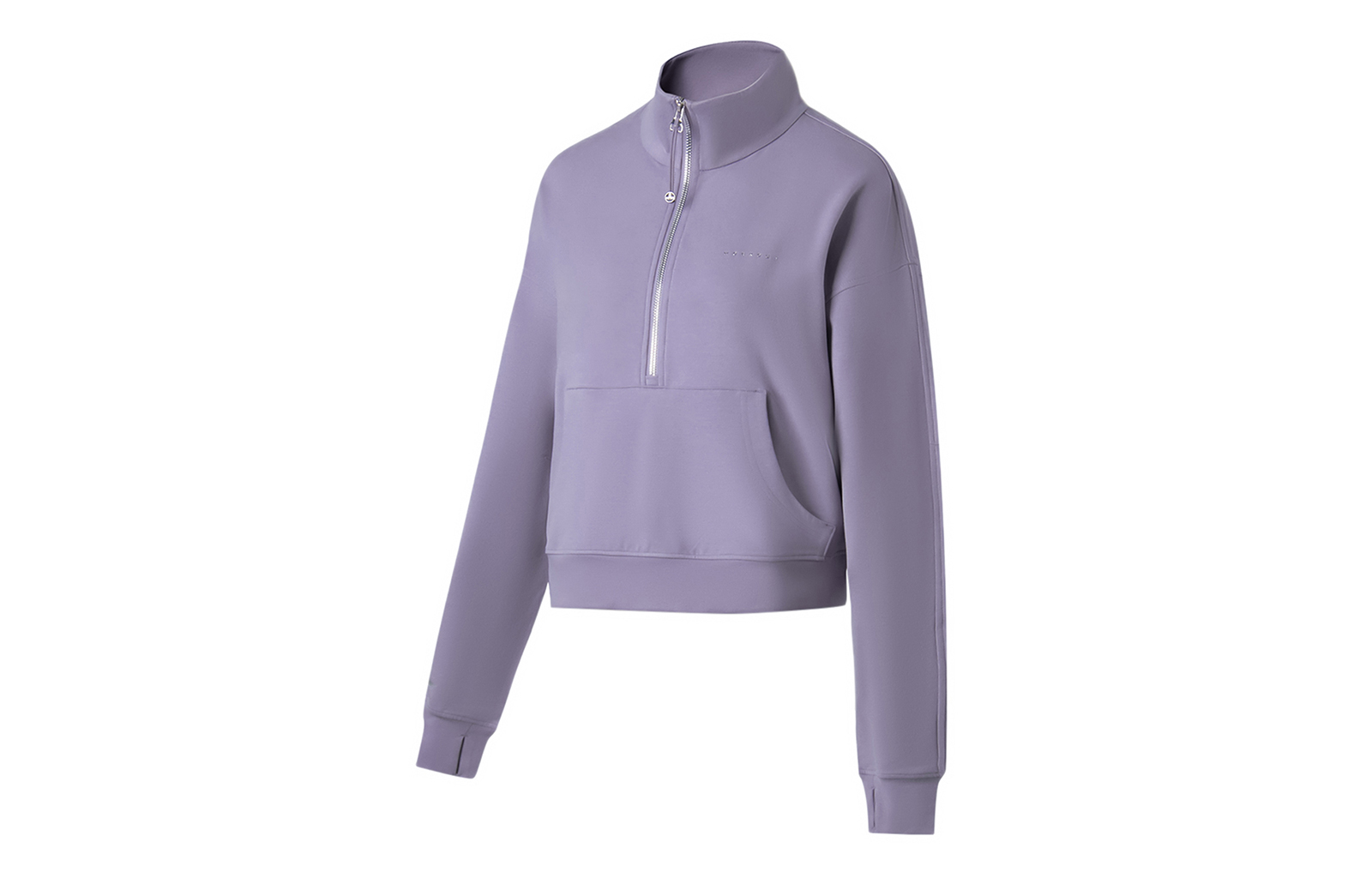 

LINING Толстовка Fitness Series женская smoky purple, Фиолетовый, LINING Толстовка Fitness Series женская smoky purple