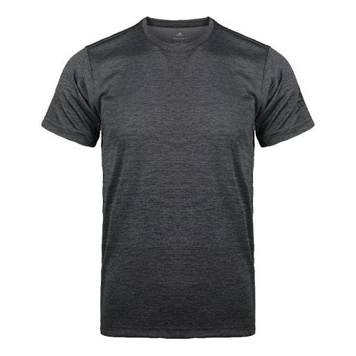 

Футболка adidas FreeLift gradi Gradient Training Sports Short Sleeve Black Gray, серый