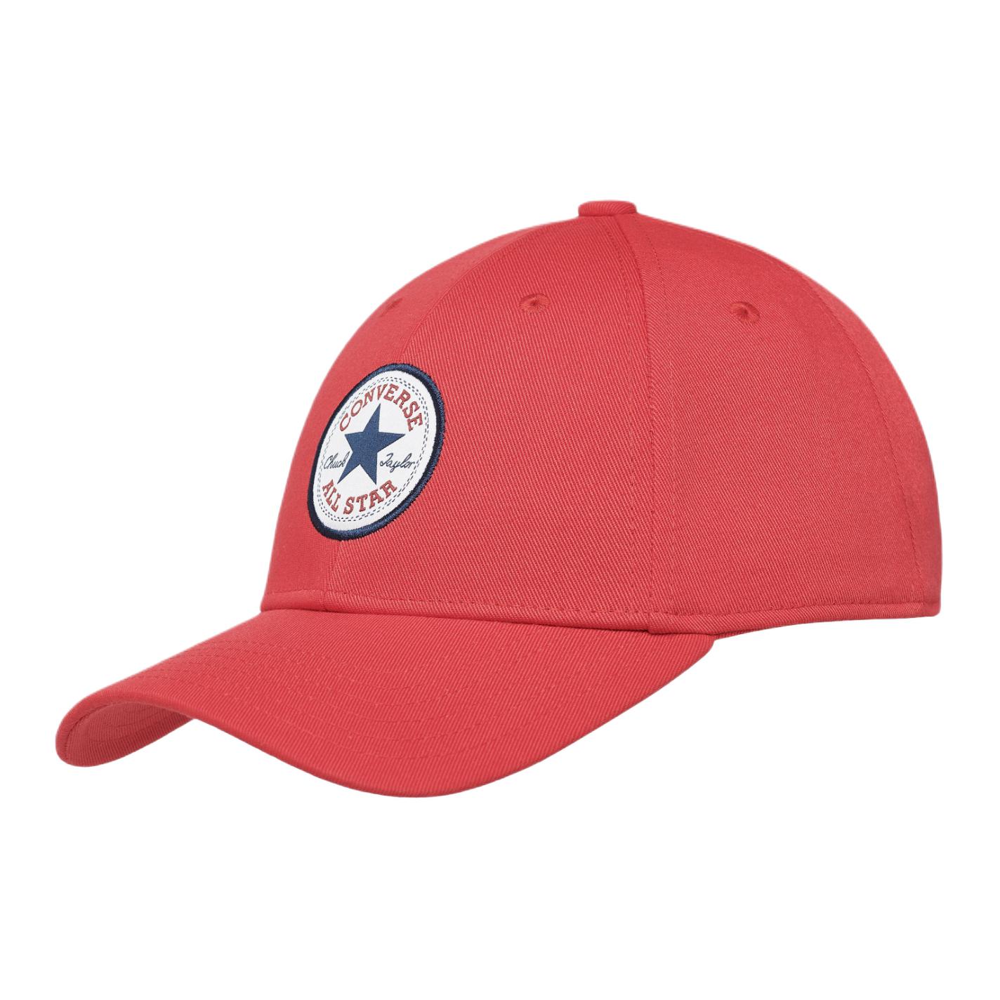 

Хлопковая бейсболка унисекс красная Converse