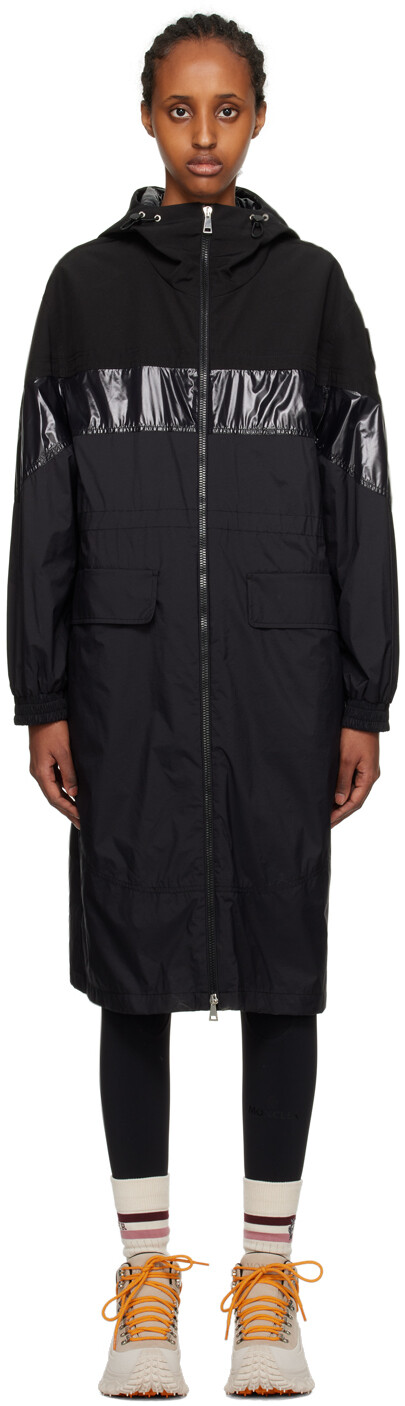 

Moncler Черное пальто Elorn, Черный, Moncler Черное пальто Elorn