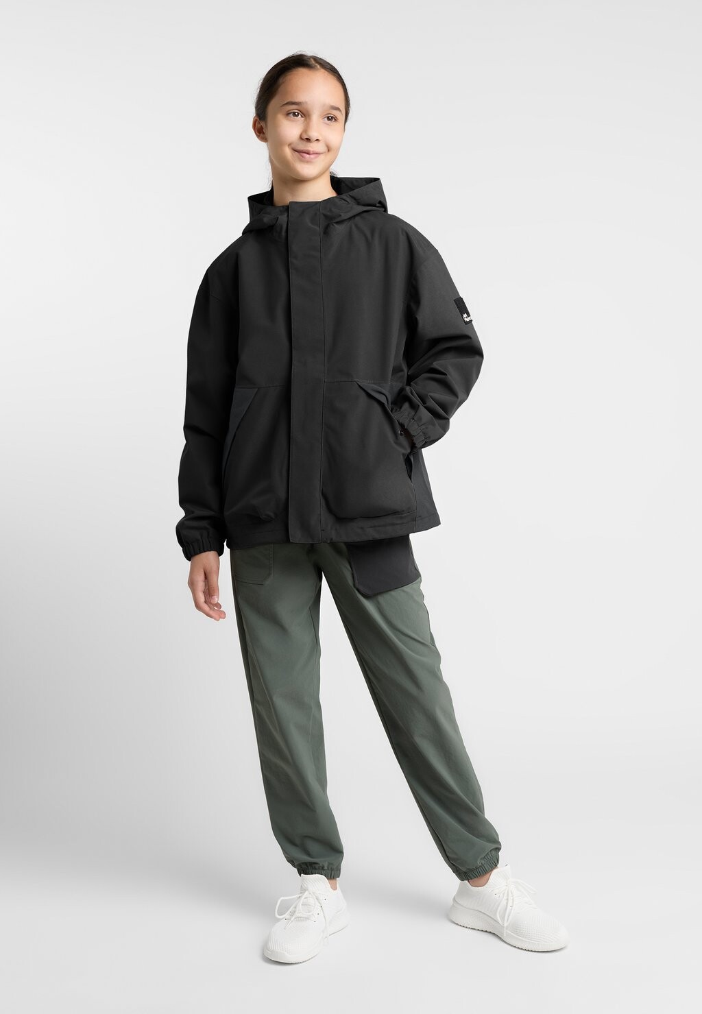 

Дождевик Jack Wolfskin, темно-серый