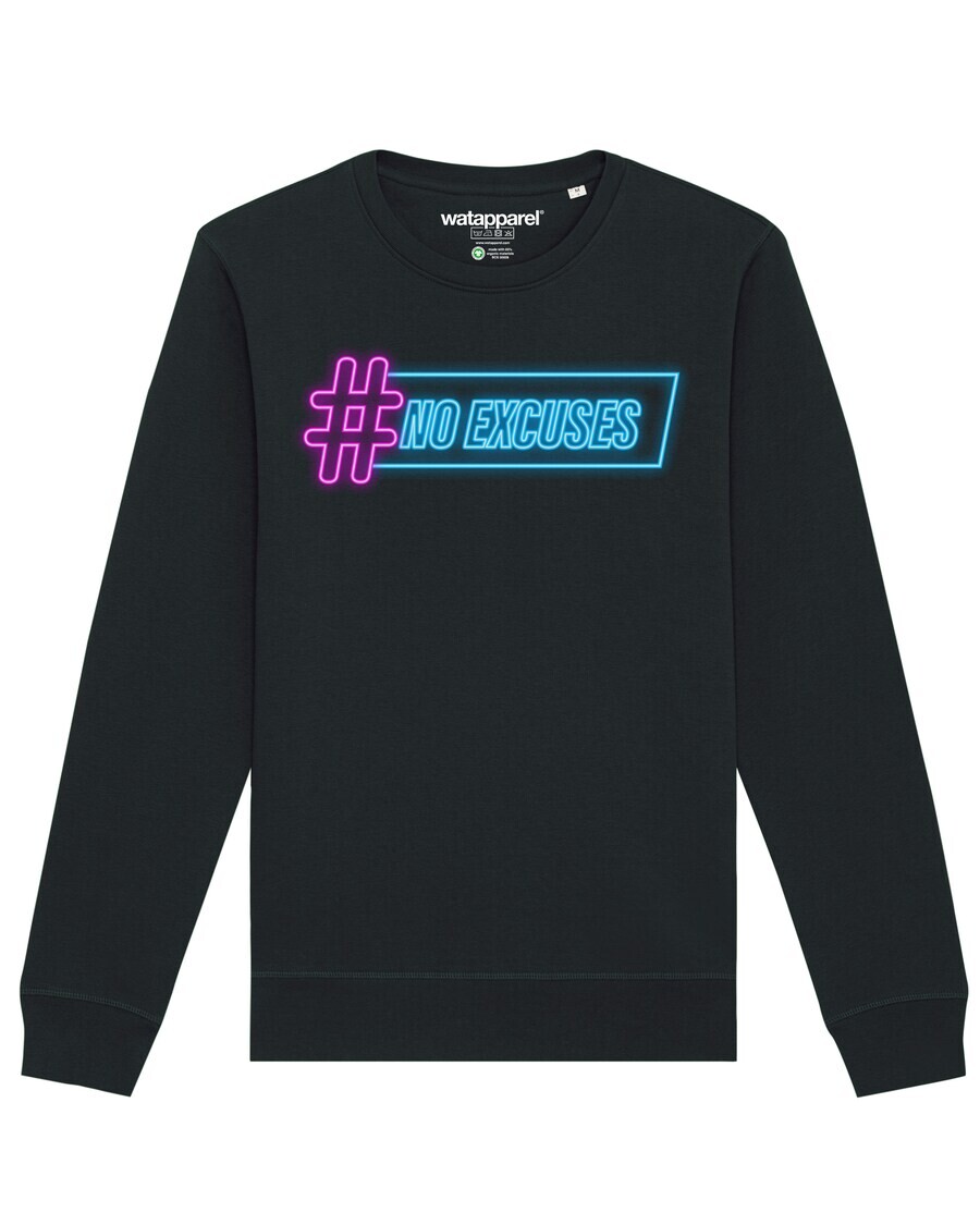 

Свитер Watapparel Sweatshirt No Excuses, черный