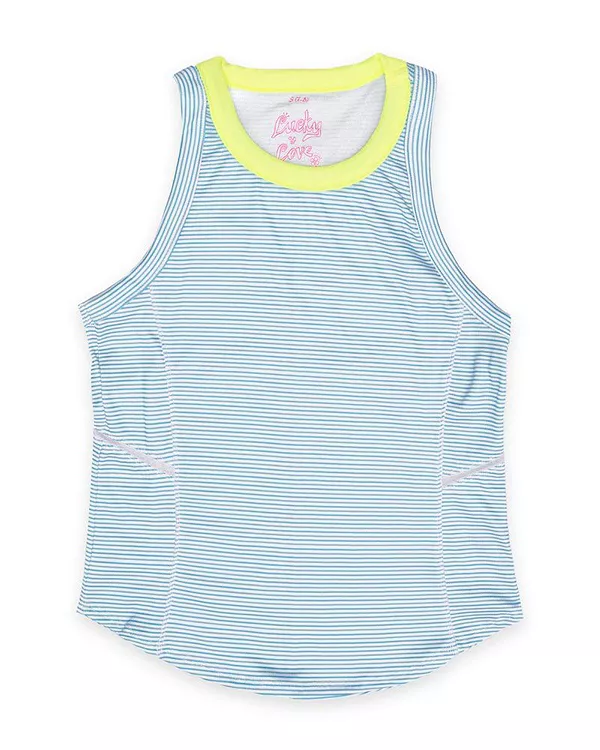 

Майка с надписью «Победная серия девочек» - маленькая девочка, большая девочка Lucky In Love, синий