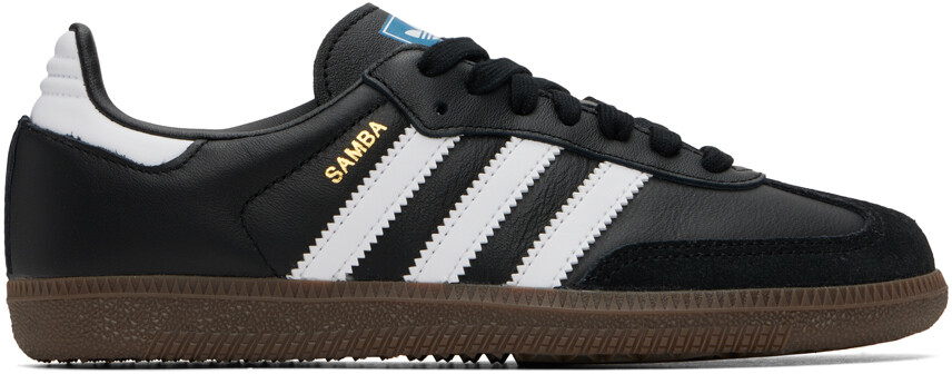 Черные кроссовки Samba OG Adidas Originals, Core black/Cloud white/Clear granite