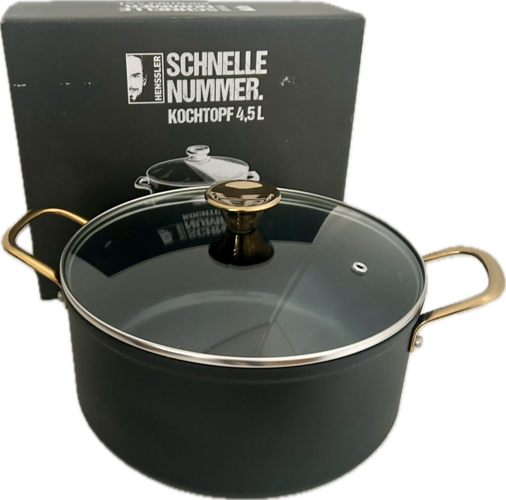 

Кастрюля HENSSLER FAST NUMBER алюминий черная керамика 4,5 литра Ø 24 см Henssler´s Schnelle Nummer