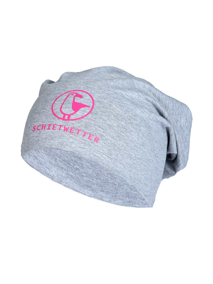 

Шапка SCHIETWETTER Beanie mit Print Möwe, цвет grey/neon magenta