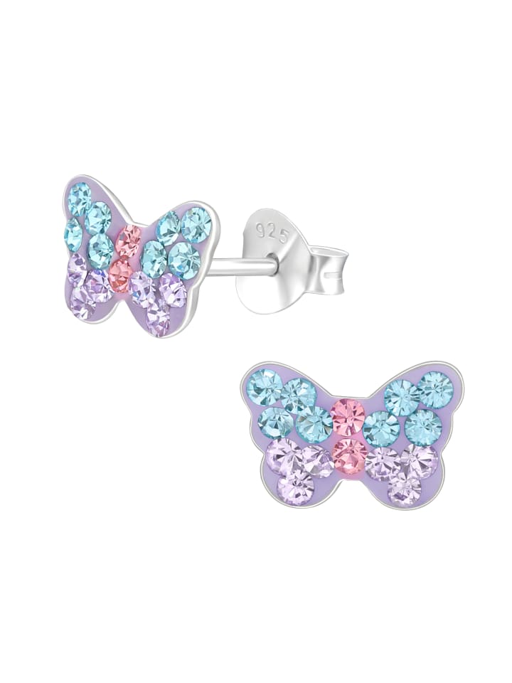 

Schmuck23 Серебряные серьги-бабочки 925 пробы, 0,8 см x 0,8 см