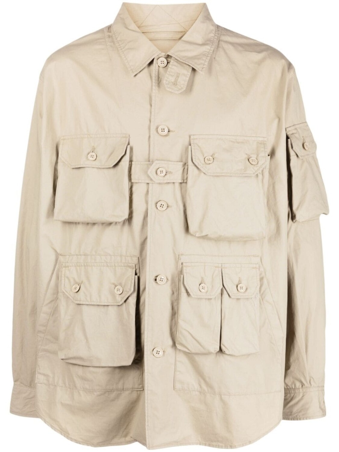 

Engineered Garments куртка-рубашка с карманами карго, нейтральный цвет