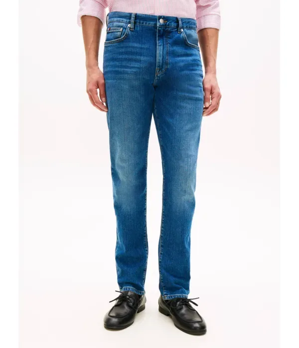 Джинсы Дентон slim fit Tommy Hilfiger, темно-синий